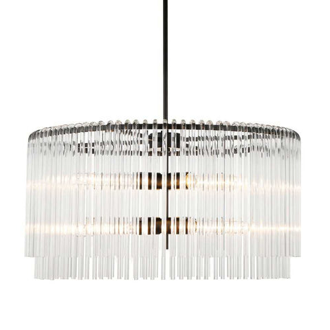 Zara Pendant - Round Black - Zara Pendant - Round Black - Eleganté