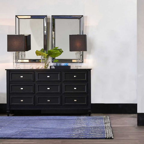 Zeta 61x92cm Wall Mirror - Black