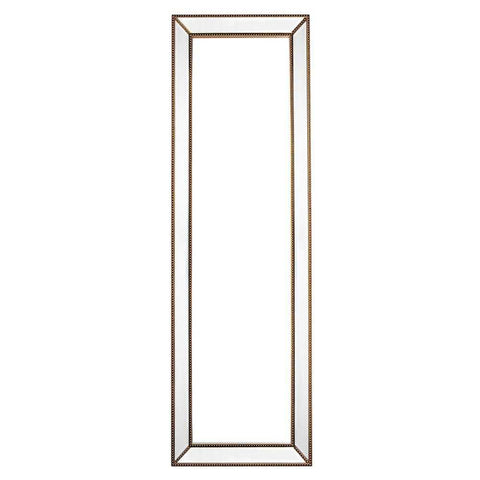 Zeta 48x155cm Cheval Mirror - Antique Gold