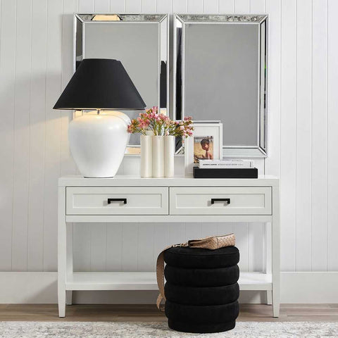 Zeta 61x92cm Wall Mirror - White