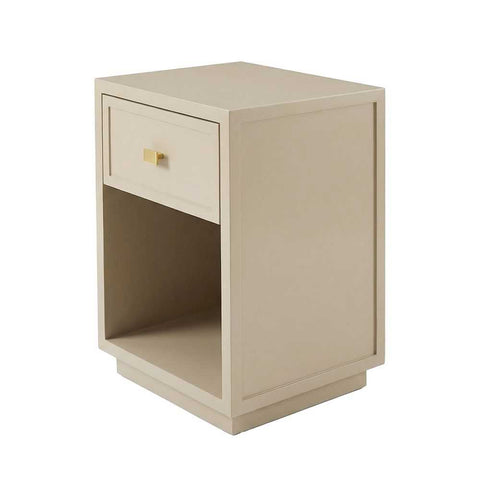 Logan 40x60cm Bedside Table - Beige