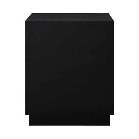 Mira 50x60cm Mirrored Bedside Table - Antique Gold