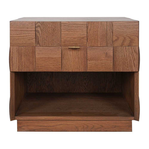 Desmond 57x51cm 1 Drawer Bedside Table