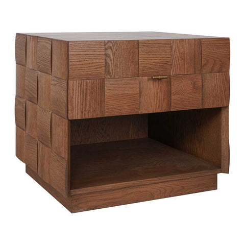 Desmond 57x51cm 1 Drawer Bedside Table