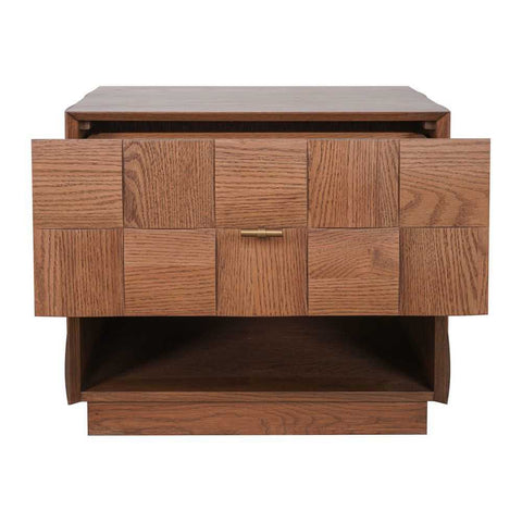 Desmond 57x51cm 1 Drawer Bedside Table