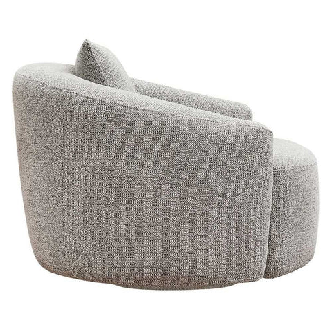 Kira Swivel Arm Chair - Speckle Brown