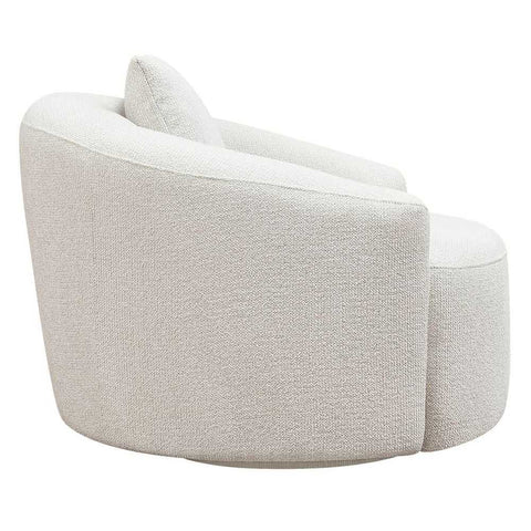 Kira Swivel Arm Chair - Speckle Ecru