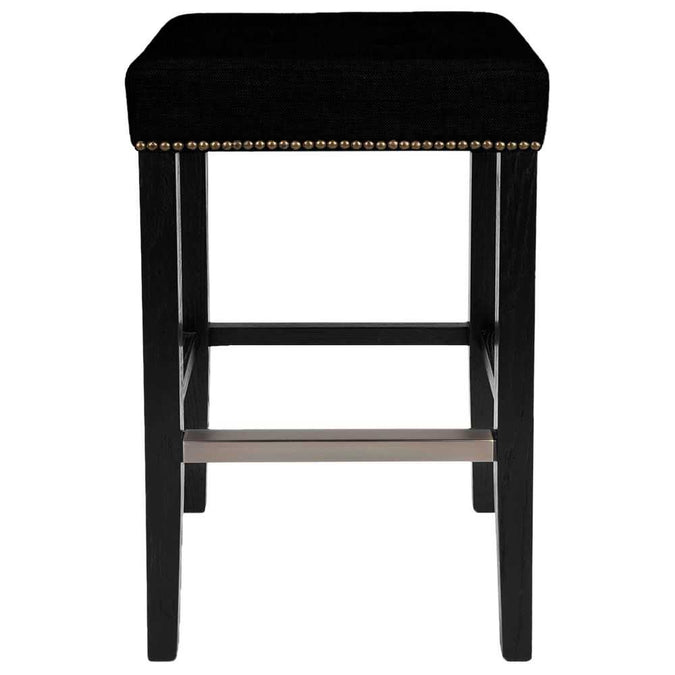  Canyon Black Bar Stool - Black Cotton -  - Eleganté