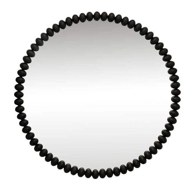  Esme Round Wall Mirror - Black -  - Eleganté