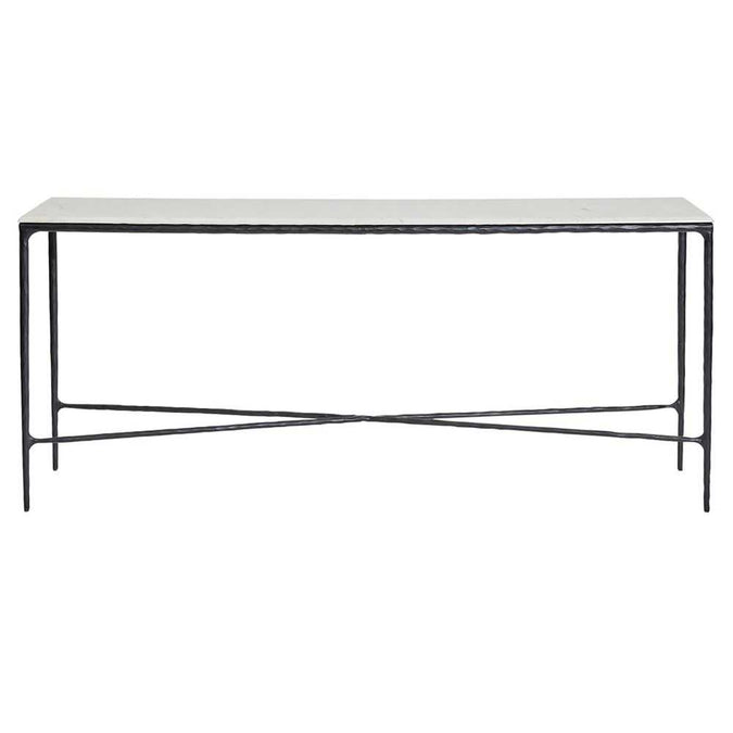  Heston Marble Console Table - Large Black -  - Eleganté