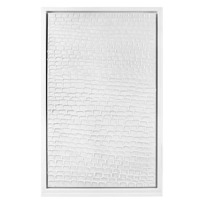  White Ripples Canvas Painting -  - Eleganté