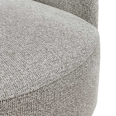Kira Swivel Arm Chair - Speckle Brown