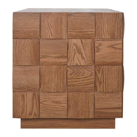 Desmond 57x51cm 2 Drawer Bedside Table