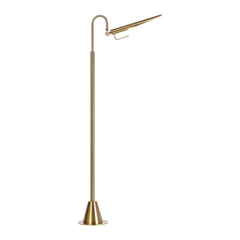 Lark Floor Lamp - Brass