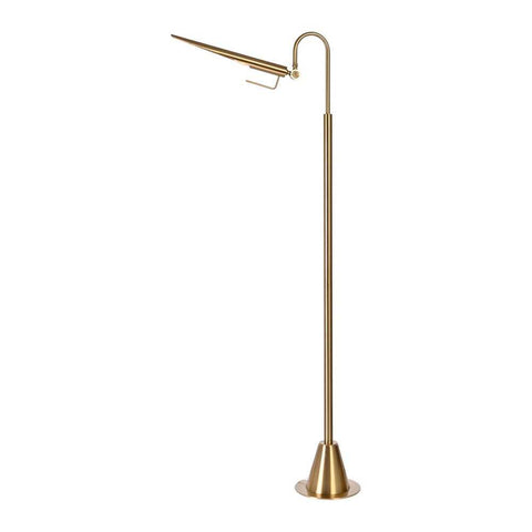 Lark Floor Lamp - Brass