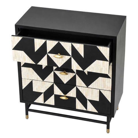 Huxton 80cm 3 Drawer Chest - Chests of Drawers - Eleganté