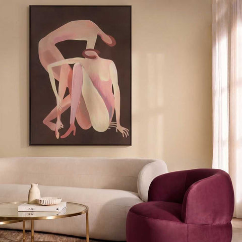 Abstract Forms 100x140cm Canvas Painting