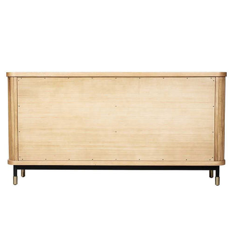 Sophia 160cm Oak 6 Drawer Chest - Natural - Chests of Drawers - Eleganté