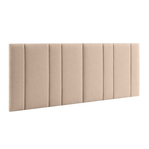 Bronx 277x130cm Queen Bedhead - Beige - Queen Size - Eleganté