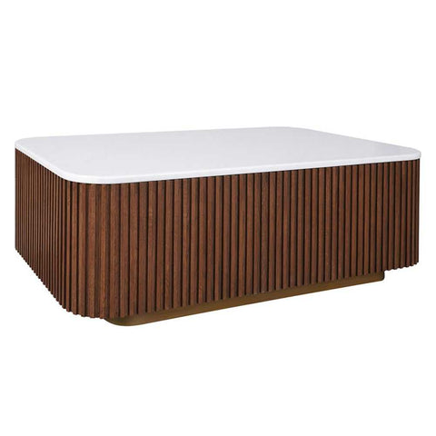 Mason Rectangle Coffee Table - Walnut - Coffee Tables - Eleganté