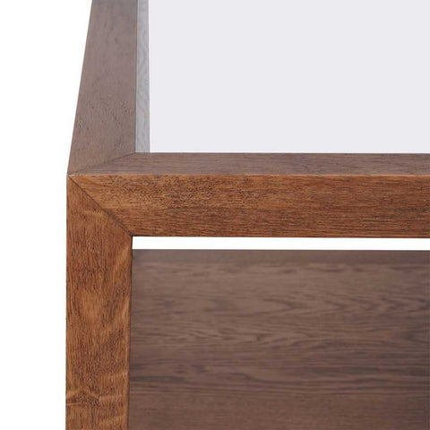 Sadie Oak Rectangle Coffee Table - Walnut - Coffee Tables - Eleganté