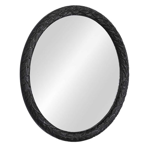 Icarus 91x91cm Wall Mirror - Black - Wall Mirrors - Eleganté