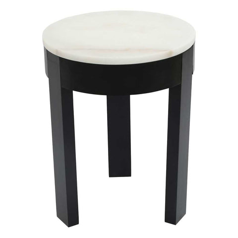 Oliver Marble Side Table - Small Black - Side Tables - Eleganté