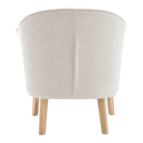 Elsa Arm Chair - Cream Chenille - Occasional Chairs - Eleganté