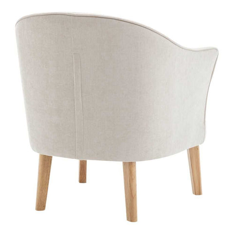 Elsa Arm Chair - Cream Chenille - Occasional Chairs - Eleganté
