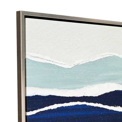 Sea Mountain 85x85cm Enhanced Canvas Print - Canvas Paintings, Oils, Prints, Wall Art - Eleganté