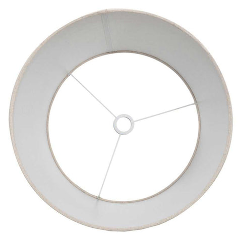 Larissa Drum Shade - Large Natural - Larissa Drum Shade - Large Natural - Eleganté