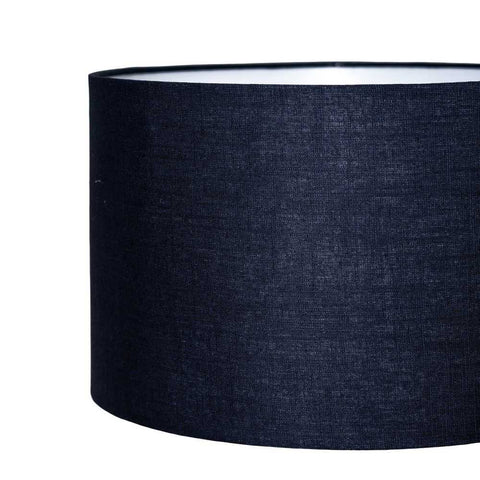 Larissa Drum Shade - Medium Navy - Larissa Drum Shade - Medium Navy - Eleganté