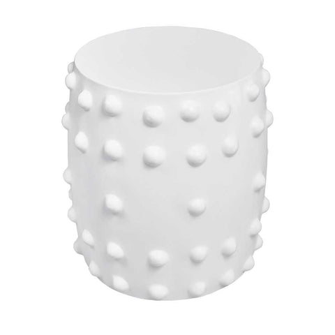 Otto Concrete Stool - White - Ottomans and Stools - Eleganté