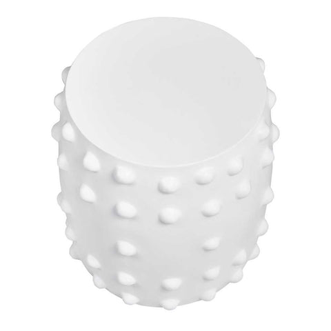 Otto Concrete Stool - White - Ottomans and Stools - Eleganté
