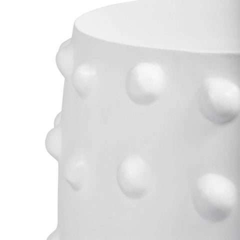 Otto Concrete Stool - White - Ottomans and Stools - Eleganté