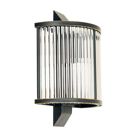 Hayworth Wall Sconce - Antique Black - Hayworth Wall Sconce - Antique Black - Eleganté