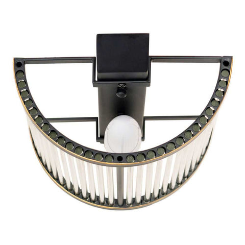 Hayworth Wall Sconce - Antique Black - Hayworth Wall Sconce - Antique Black - Eleganté
