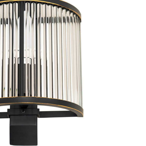 Hayworth Wall Sconce - Antique Black - Hayworth Wall Sconce - Antique Black - Eleganté