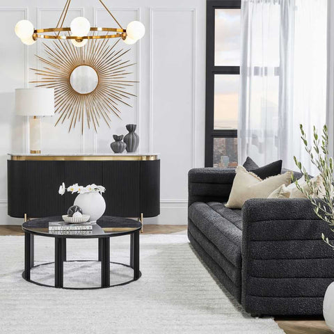 Demarco 160cm Buffet - Black - Buffets and Cabinets - Eleganté