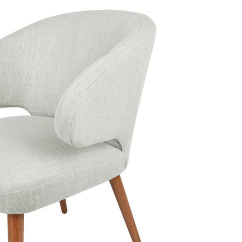Harlow Natural Dining Chair - Natural Linen - Dining Chairs - Eleganté