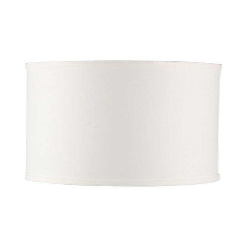 Left Bank Drum Shade - White - Left Bank Drum Shade - White - Eleganté