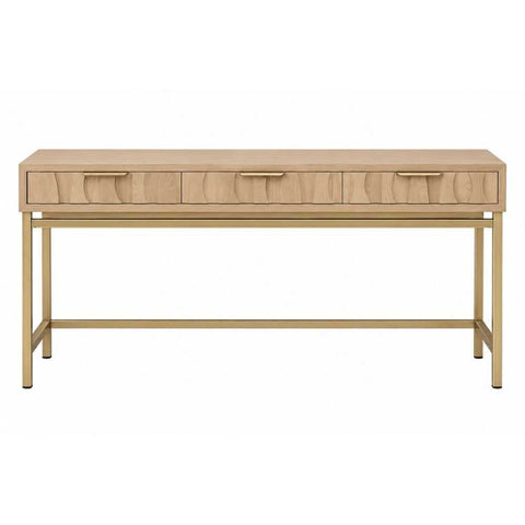 Ari 160cm Console Table - Natural Oak - OUTLET NSW