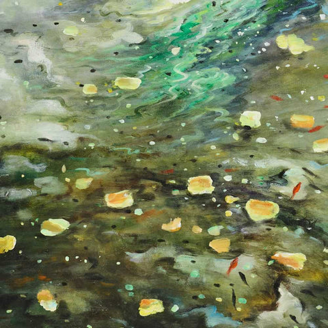 Falling Leaves Oil On Canvas Painting - Canvas Paintings, Oils, Prints, Wall Art - Eleganté