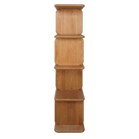 Tudor Oak Shelving Unit - 4 Tier Natural - Shelves - Eleganté