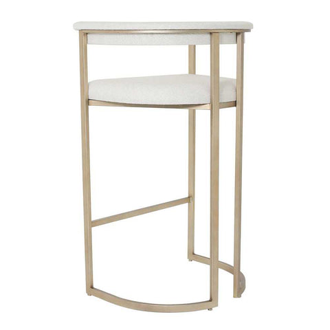 Dino Bar Stool with Upholstered Arms - Natural Linen - Kitchen and Bar Stools - Eleganté