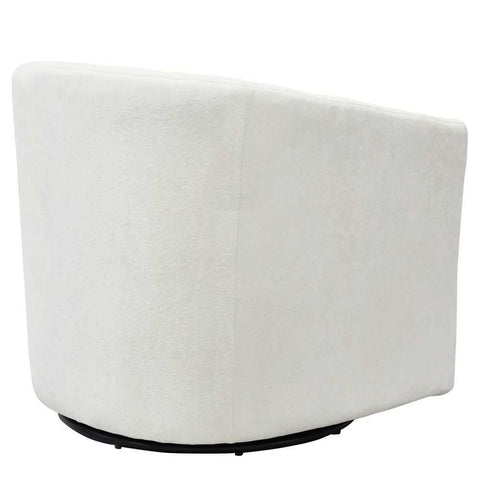 Cadman Swivel Arm Chair - Ivory - Occasional Chairs - Eleganté