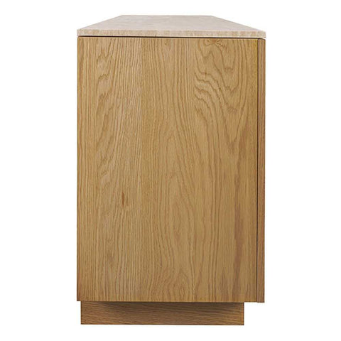 Benedict Natural Oak Buffet - Travertine - Buffets and Cabinets - Eleganté