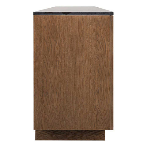 Benedict Walnut Buffet - Black Marble - Buffets and Cabinets - Eleganté