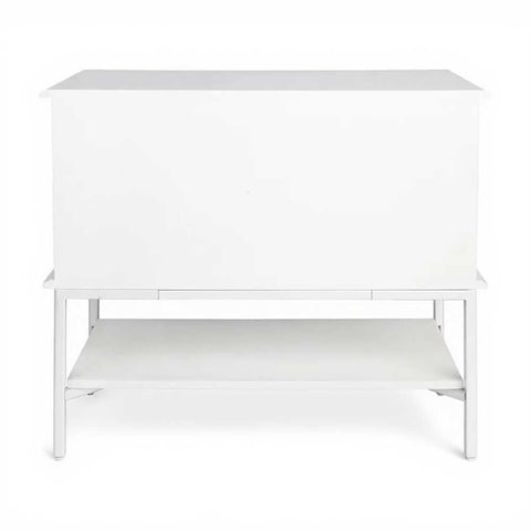 Aimee Bedside Table - Large All White - Bedside Tables - Eleganté