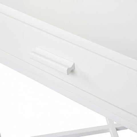 Nessa 1 Drawer Bedside Table - All White - Bedside Tables - Eleganté